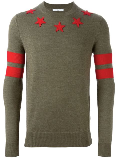 givenchy star sweater|More.